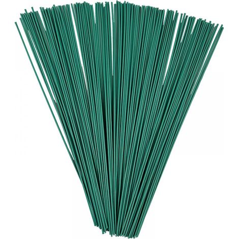 Plant Stake - Bamboo - 15 Inches - For Tomatoes Orchids Beans Potted Plants - Indoor Outdoor Garden Use - 10 Pieces (1/2)