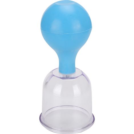 Balle de massage en caoutchouc bleue pour thérapie par ventouses et soins corporels 10 (1/5)