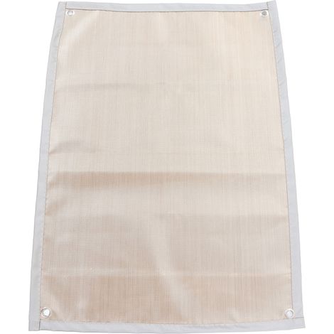 Couverture de sécurité incendie en fibre de verre résistante à la chaleur, protection d'urgence - Dorée