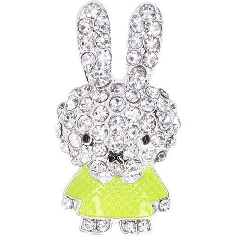 5PCS Décalques Lapin DIY Fabrication Fine Petits Accessoires Cheveux Mignons Travail Soigné Décorations Vert (1/5)