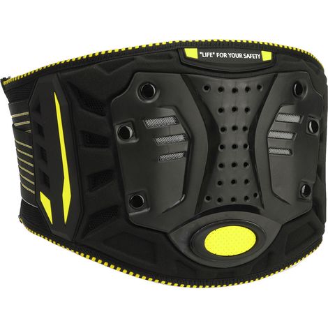 Ceinture lombaire de protection respirante et résistante aux chocs pour la conduite tout-terrain (taille S, pour un tour de taille de 68 cm/26,8 pouces) (1/5)