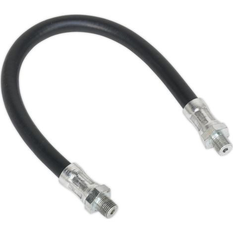 Sealey GGH300 Flexible Rubber Grease Gun Delivery Hose 300mm 1/8"BSP (1/2)
