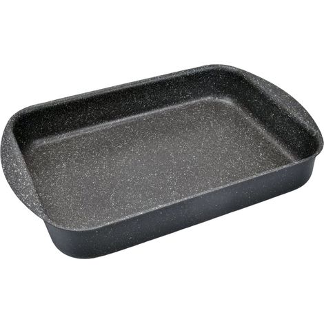 Plat à Lasagne, Plat à Gratin pour Four avec revêtement anti-adhésif et anti-rayures en surface en pierre, Lavable au lave-vaisselle, 32x25 cm (1/5)