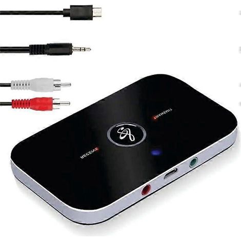Adaptateur audio Bluetooth - Ozvavzk - 5.0 - Émetteur/récepteur 2 en 1 - Câble RCA 3,5 mm - Autonomie de 10 heures (1/5)