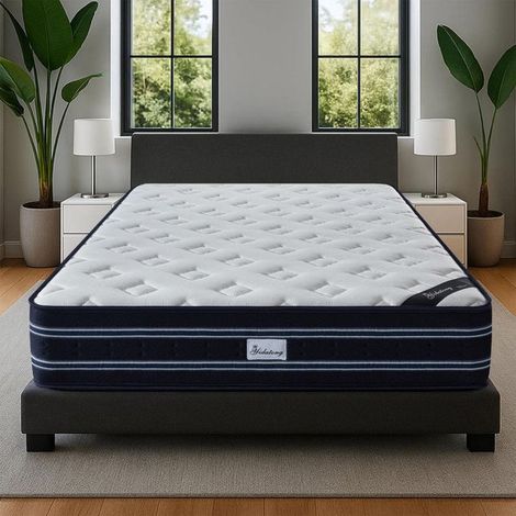 Matelas Luxe - YIDATONG - 140x200 - 26 cm - Hybride Mousse à mémoire & ressorts ensachés & Latex - Respirant - Certifié Oeko-Tex (1/5)