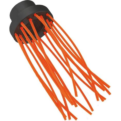SPAZZOLA MULTIFILO SUPPORTO POLIMERO 'BRUSH PA' 16 fili - Ø 80 mm