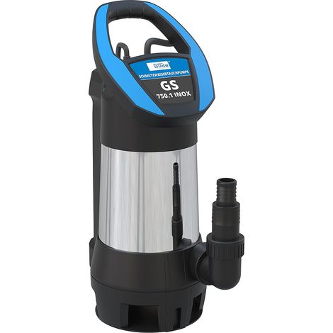 Güde Schmutzwasser-Tauchpumpe GS 750.1 INOX  15.000 l/h  Förderhöhe 8 m  750 W (1/6)