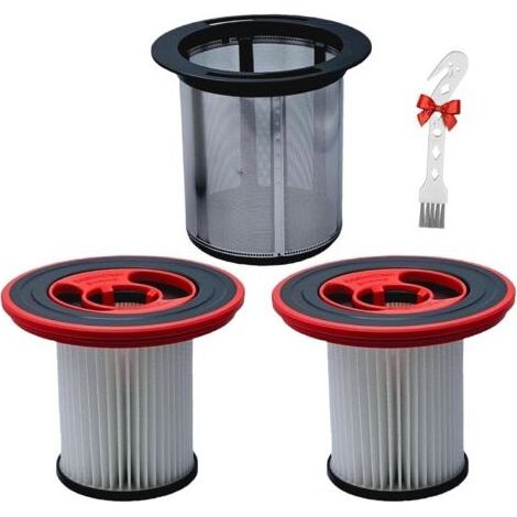 2 filtres HEPA, 1 pré-filtre en acier inoxydable, 1 brosse de nettoyage pour aspirateurs sans fil Bosch Unlimited Series 7 BKS711XXL, BBS711W, BBS712A, BCS711GB, BKS711MALL Numéro de pièce : 12040193 (1/5)