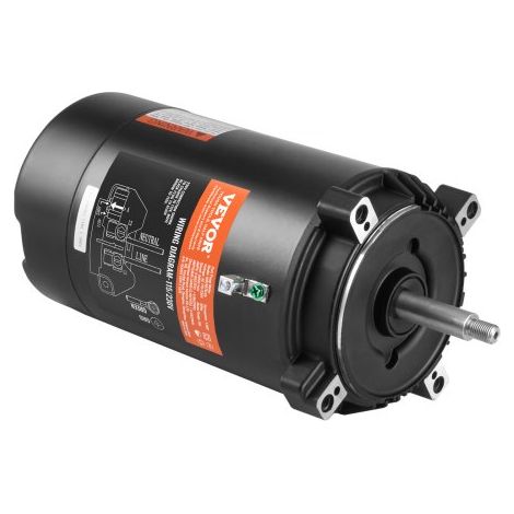 Moteur de pompe de piscine 1 CV 56J - 115 V (9 - 8 A)/230 V (4 (1/5)