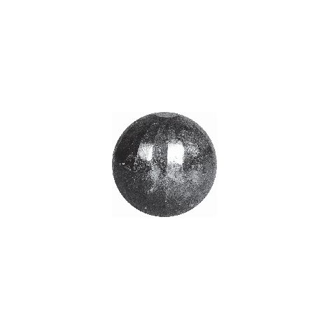 Boule plein martelée à facettes- Diamètre Ø30mm - Non percée - Fer forgé - À souder - DECO FER FORGE