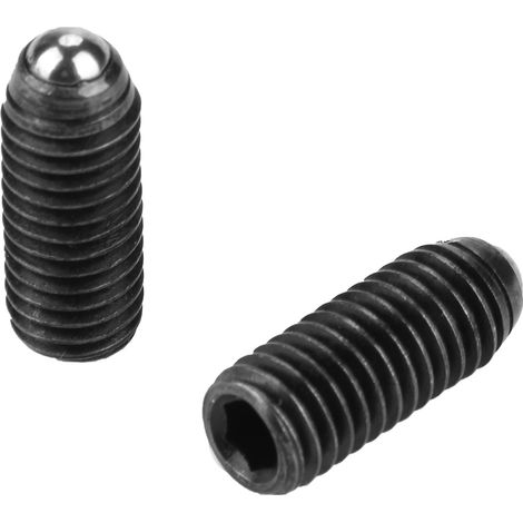 Jeu de 10 plongeurs à ressort à bille en acier au carbone à filetage hexagonal M8 (M820) (1/5)