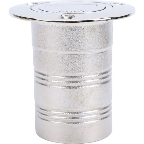 Remplissage de pont de gaz de carburant pour bateau, 50mm, avec capuchon sans clé, remplissage en acier inoxydable de 2 pouces, matériel marin pour camions de Yacht (1/5)
