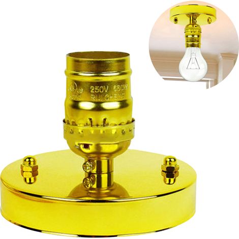 Support de plafonnier vintage de style industriel, fixation murale, lustre, pour la maison et la cuisine (1/5)