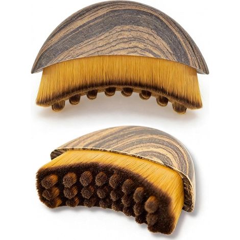 Brosse de massage lymphatique du visage, dotée d'une conception ergonomique précise pour sculpter le menton et la mâchoire. (1/5)