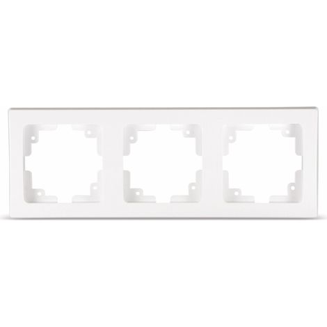 Cadre triple DELPHI, blanc