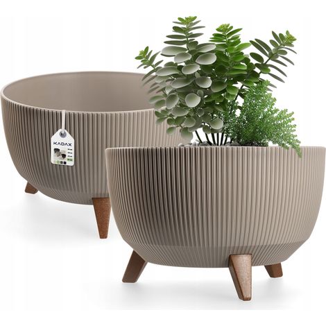 Vaso da fiori KADAX Vaso da fiori 40 cm Inserto Coperchio Ciotola (1/5)