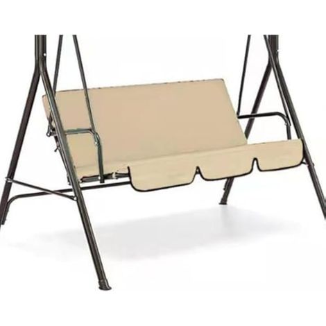 Housse imperméable pour siège de balancelle, en taffetas de polyester 190T, 150 x 150 cm, housse de coussin de rechange pour balancelle de jardin, résistante aux UV et légère. (1/5)