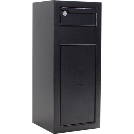 Tresor H600xB250xT260mm 19l 1 Tür,1 Einwurfklappe schwarz ROTTNER (1/5)