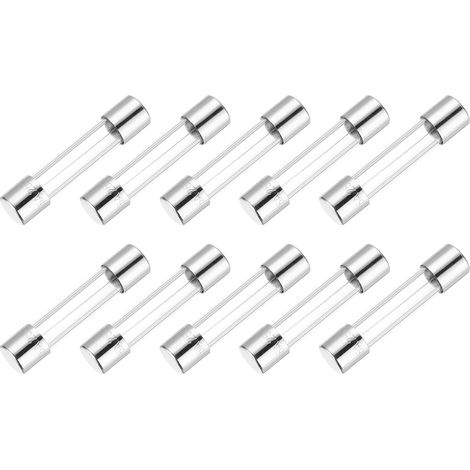 Fusible en Verre 6A 250V 5x20mm Temporisé 10Pcs (1/5)