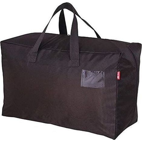 145L Grand Sac de Rangement Sacoche Organisateur avec pour Vêtements Housse Couette Draps Couvertures Jouet Coffre de Voyage Bagage Camping Collège (1/5)
