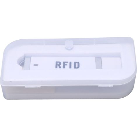 Lettore RFID portatile 125 kHz 5 V 100 mA, per carte d'identità a forma di U, interfaccia USB Plug and Play per Windows e Android.