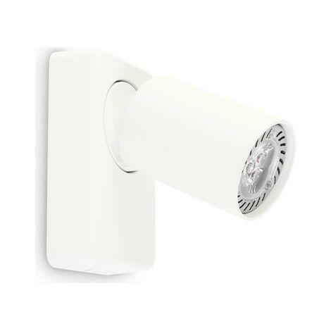 Applique Moderna Rudy Metallo Bianco 1 Luce 7W 3000K Luce Calda (1/2)