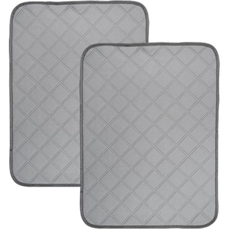 2 pièces tapis absorbant, réutilisable lavable 60x45 cm, antidérapant silicone, pour apprentissage propreté chiot (1/5)