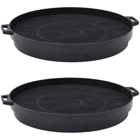 Green Mobility-Filtres à charbon pour hottes de cuisine, lot de 2, 210 mm (1/4)