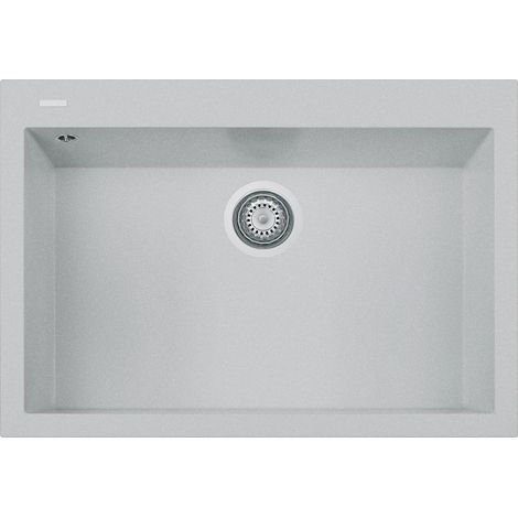 Lavello composito cucina Plados ON7610 una vasca - UM41 Alluminio