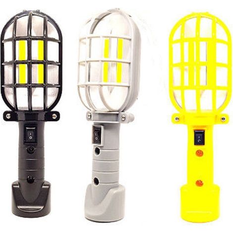 TrAdE Shop Traesio - Lampada Torcia Lavoro Calamitata Con Gancio 24 Led Smd Da Lavoro Bl-t97 -