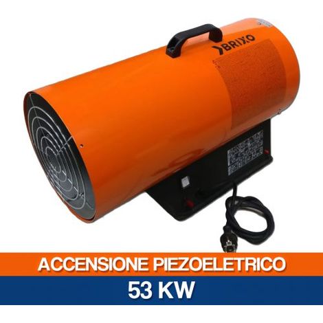 GENERATORI DI ARIA CALDA A GAS BRIXO 53M RISCALDATORI A CANNONE 53KW (1/5)