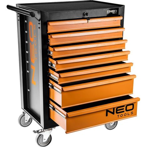 Servante d'atelier roulante 7 tiroirs – Capacité de charge 280 kg – Corps en acier – Dimensions 680x460x1030 mm – 84222 – Neo Tools (1/5)
