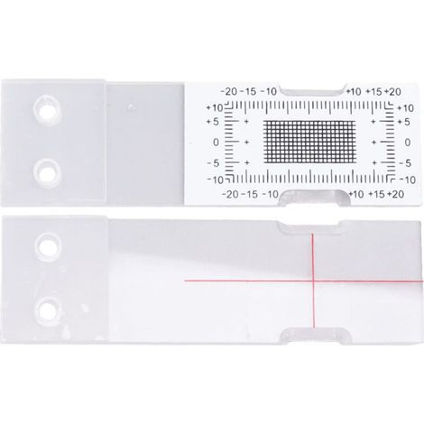 Instrument de Mesure des écarts en Acrylique, Pied à Coulisse de Comparaison des Fissures d'angle pour la Surveillance des Fissures du Bâtiment et du Béton (1/4)
