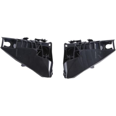 Para Toyota FJ Cruiser 2007-2014, 1 par de soportes de parachoques delanteros izquierdo y derecho, plástico negro, números de pieza 52116-35110 y 52115-35120. (1/5)