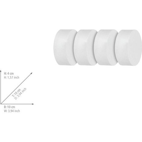 WENKO Entfeuchter Prisma Nachfüller 500 g, 8er Set