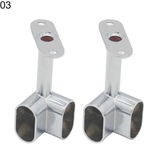 2 supports de plafond en alliage pour porte-manteaux d'angle 3 porte-manteaux (1/5)