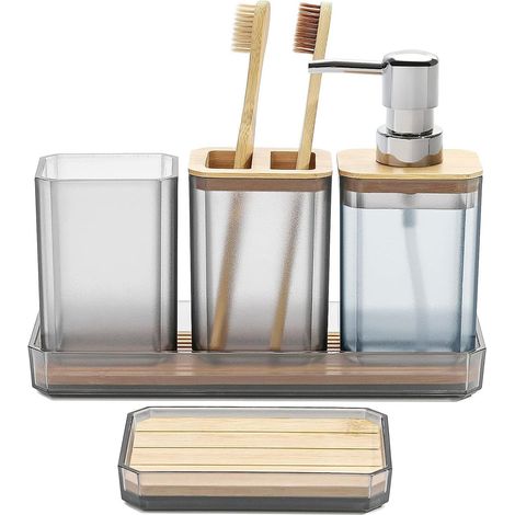 teiliges Badezimmer Accessoire Set Seifenspender