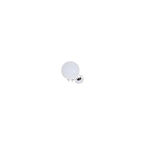 Palline de bonina nail light ip65 1xe27 h.57xd.50cm white