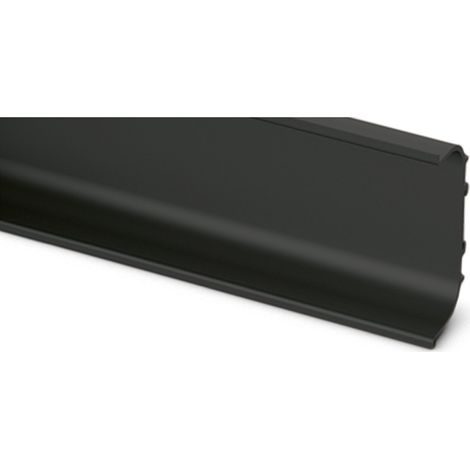 HETTICH Griffleiste Canis C, L 3500 mm, B 23 mm, H 70 mm, Schwarz matt, 9266132 (1/5)