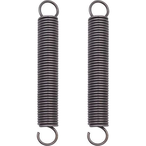 Ressorts d'extension en acier  , ressorts de compression allongés, ressorts à double crochet – 2 x 18 x 150 mm (1/5)