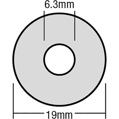 ForgeFix TFW1663 TechFast Bonded EPDM Washer 6.3 x 16mm Box 100 FORTFW1663 (1/2)