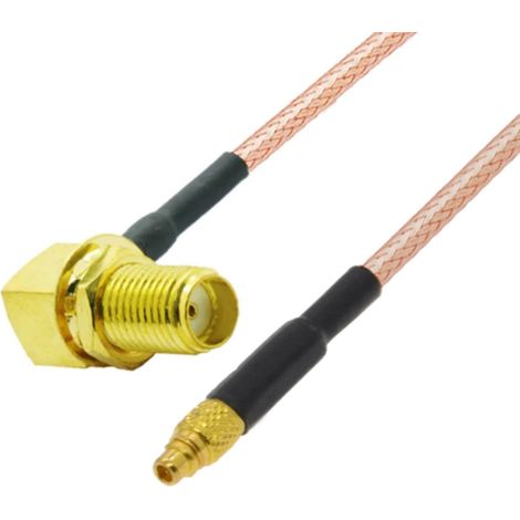 Cavo di collegamento MMCX / Presa SMA RA RG316 30 cm