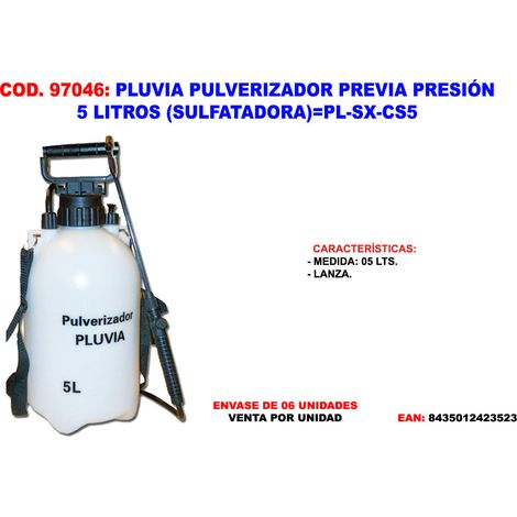 Spruzzatore a prepressione 5 L Pluvia PL-SX-CS5