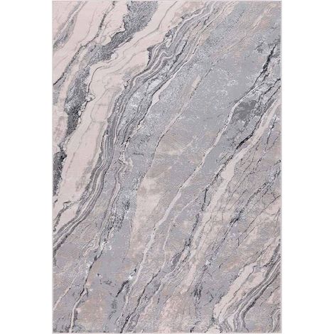 Tappeto grigio salotto moderno Nevada