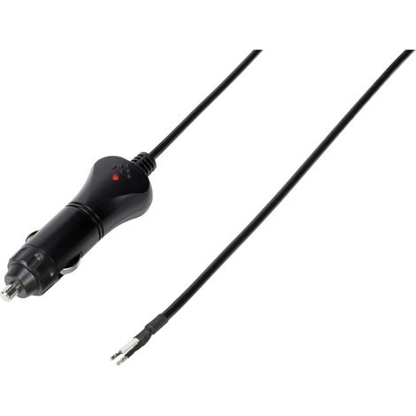 TRU COMPONENTS Kfz-Stecker inkl. Kabel Belastbarkeit Strom max.=5 A   12 V/DC