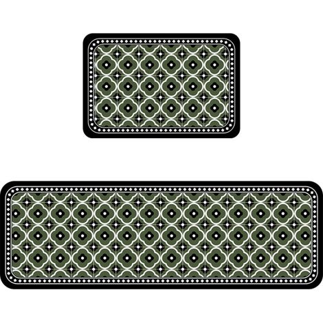 Carreaux de fleurs pour bassin de printemps 5020cm (Terre de diatomées) Tapis de sol spécialement conçu pour la cuisine : résistant aux taches, facile à nettoyer, à séchage rapide, en terre de diatomé (1/5)