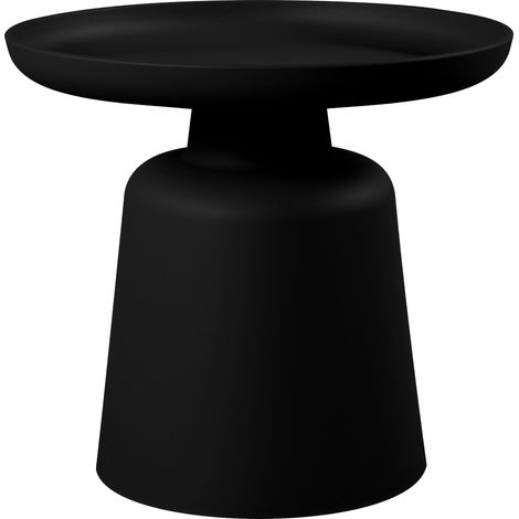 Beistelltisch rund Ø 49 cm Nikko schwarz (1/5)
