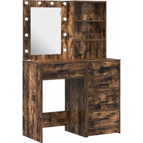 Maison Exclusive - Schminktisch 2 pcs Braun 50 x 41 x 135 cm Holz