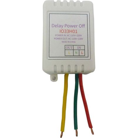 Timer di controllo con ritardo/disconnessione regolabile da 1 a 480 minuti (1/4)
