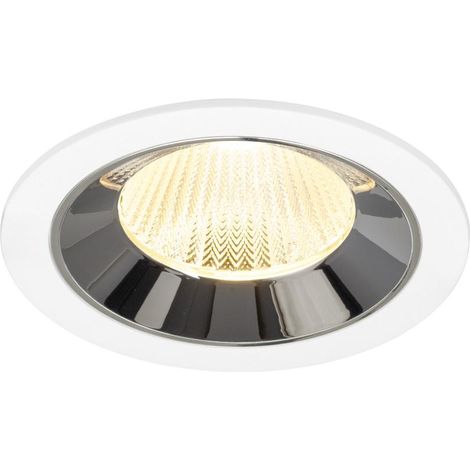 Spot encastré Numinos L blanc/chrome 3000K - 40 deg - 1009788